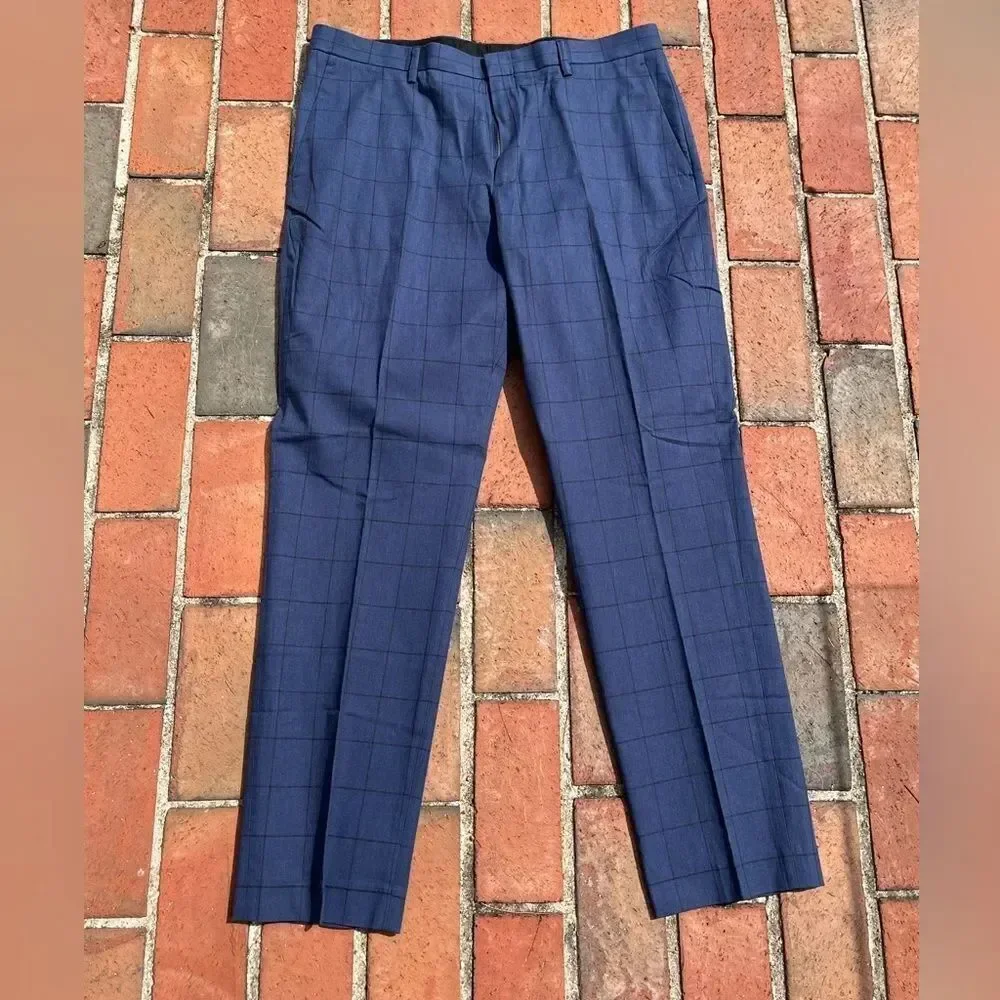 J Crew Ludlow Slim-fit Pant in Heather Windowpane Stretch Cotton Twill NWT